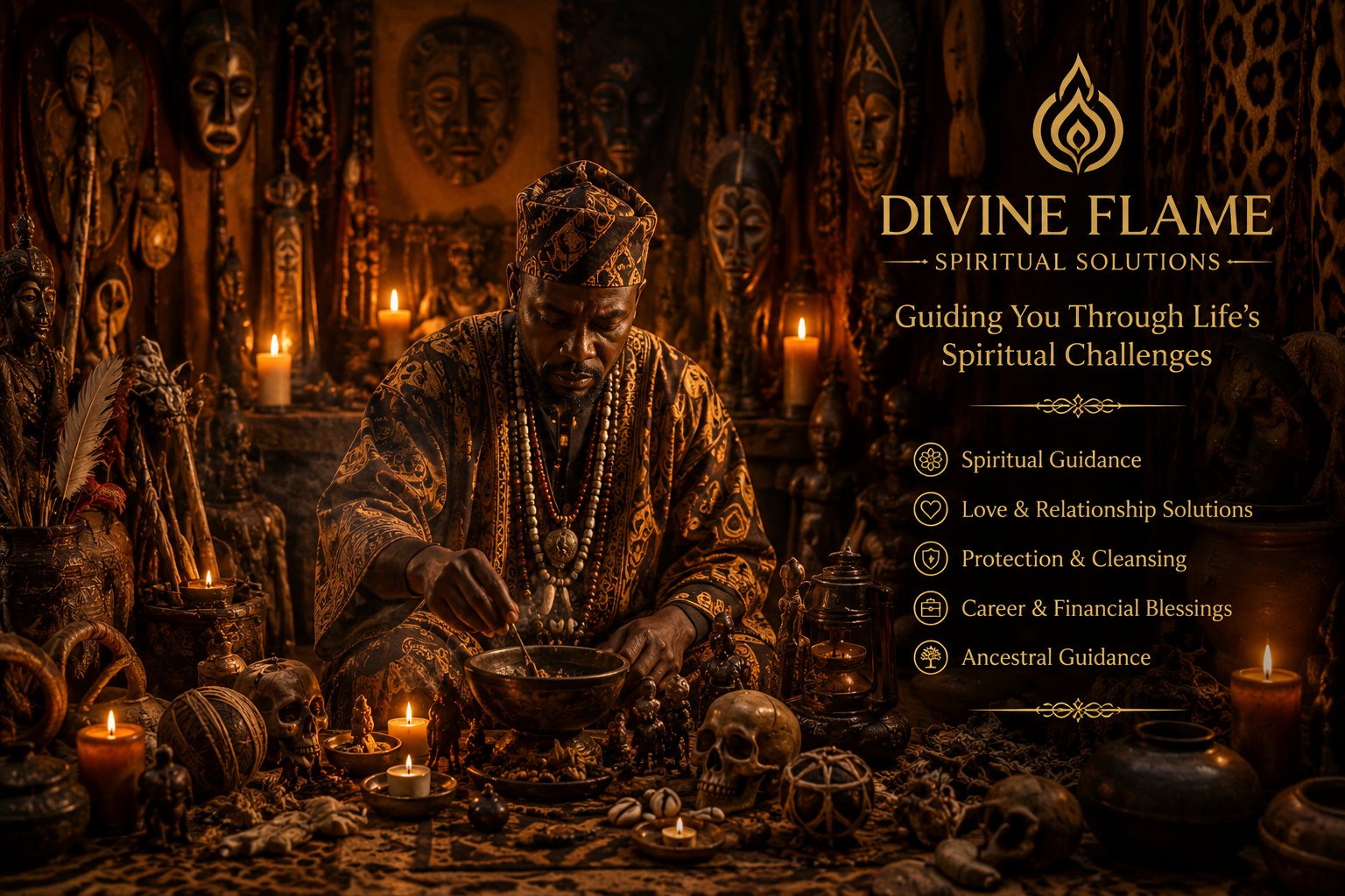 Divine Flame spiritual guidance - traditional wisdom and modern clarity